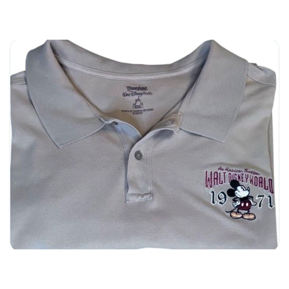 Disneyland Resort Walt Disney World XXXL 3X Tan An American‎ Tradition 1971 S/S